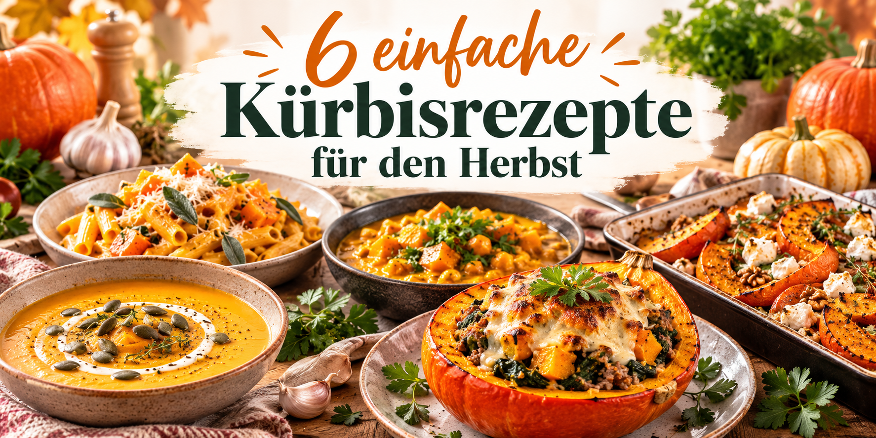 6 einfache Kürbisrezepte für den Herbst