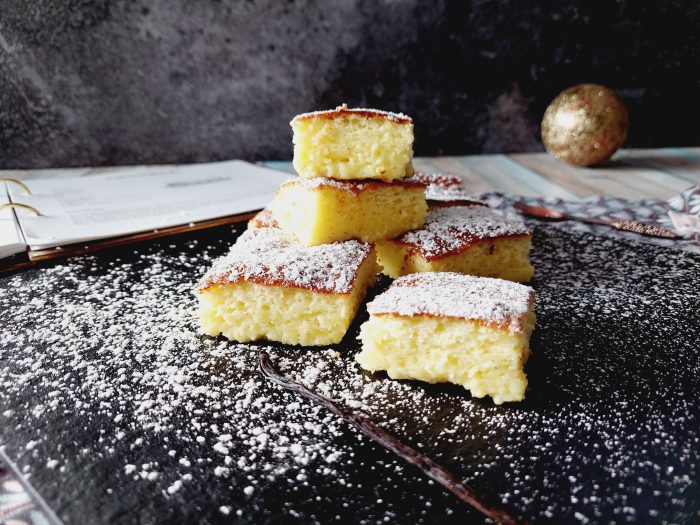 Ruck-Zuck-Kuchen Vanille-Joghurt-Schnitten - Pretty You